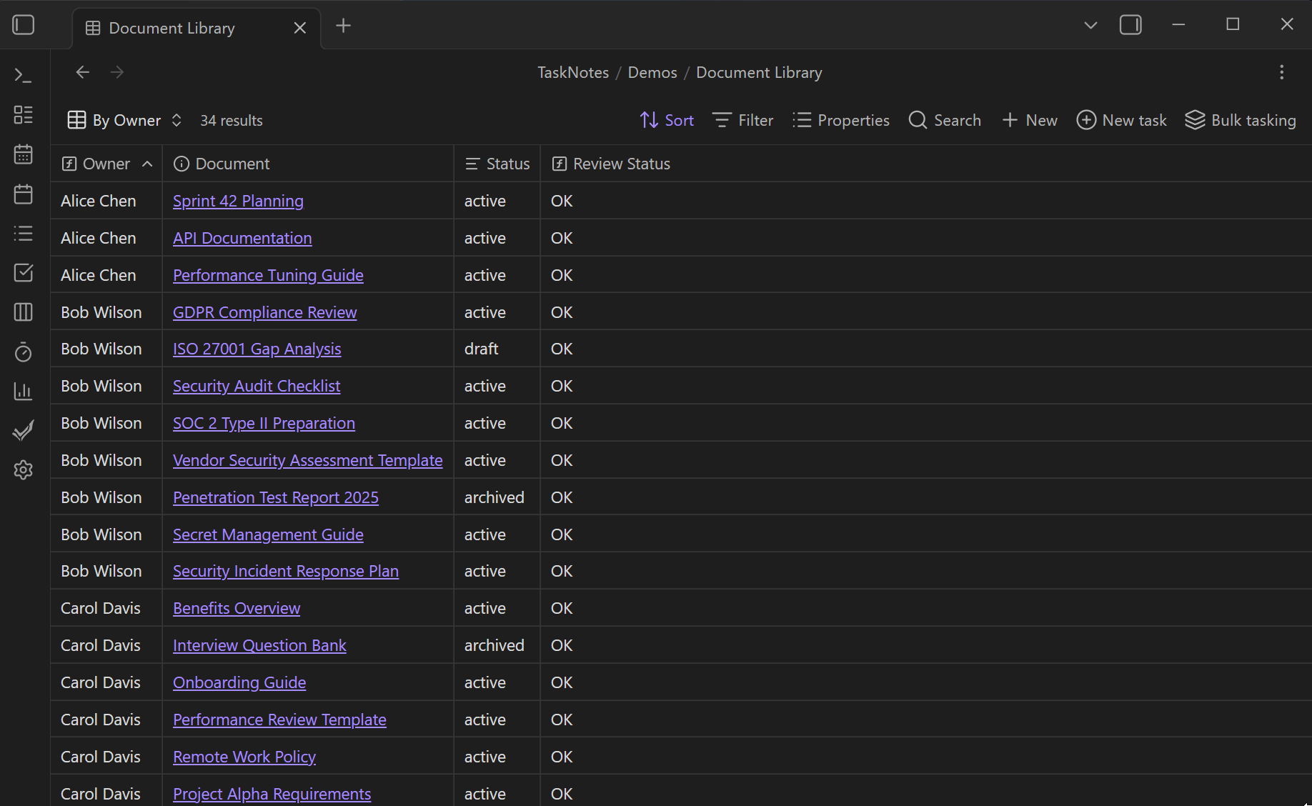 bulk right click context menu