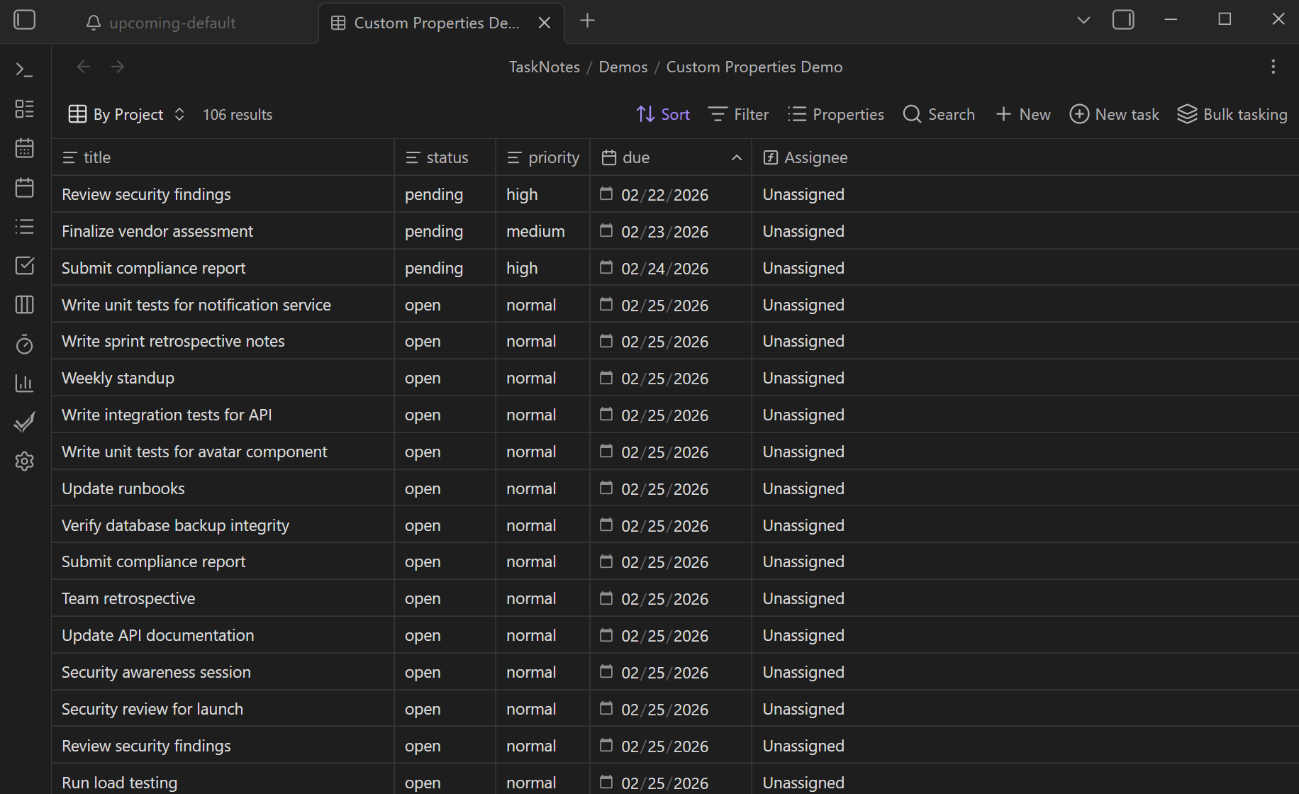 bulk universal bases toolbar buttons